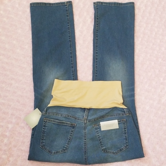 NWT Maternity Bootcut Denim Jeans - Picture 3 of 8